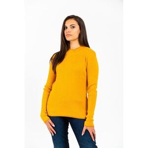 Gas Yellow Wool Women's Sweatshirt